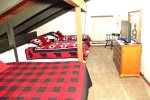 Mammoth Lakes Rental Sunshine Village 150 - Loft has 1 King Bed and 2 Twin Beds and a TV